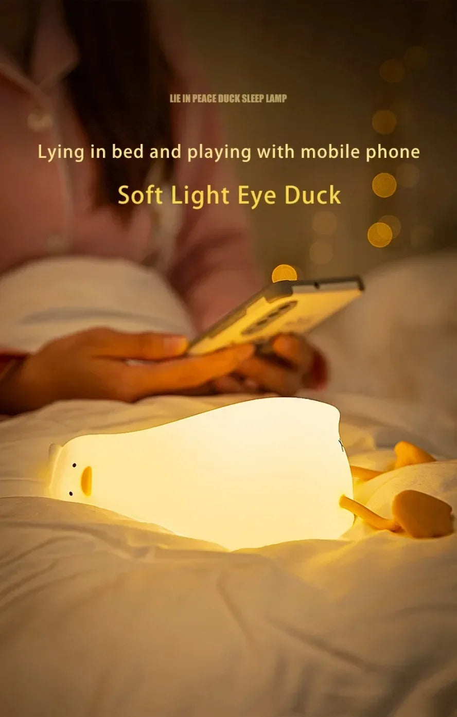 Silicone Squishy Duck Lamp