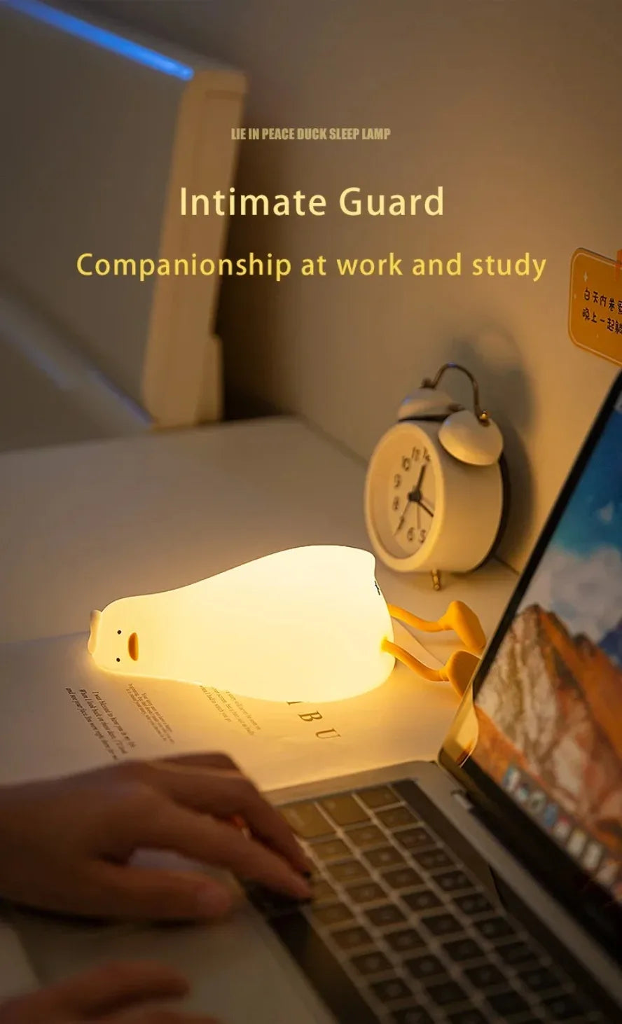 Silicone Squishy Duck Lamp