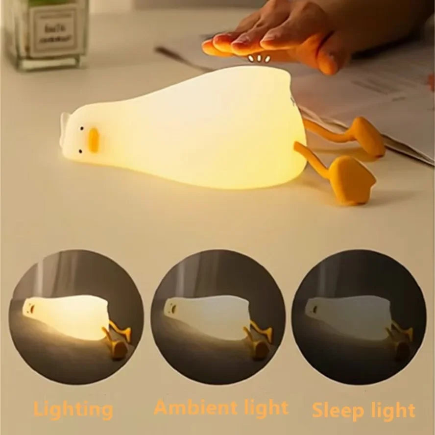 Silicone Squishy Duck Lamp