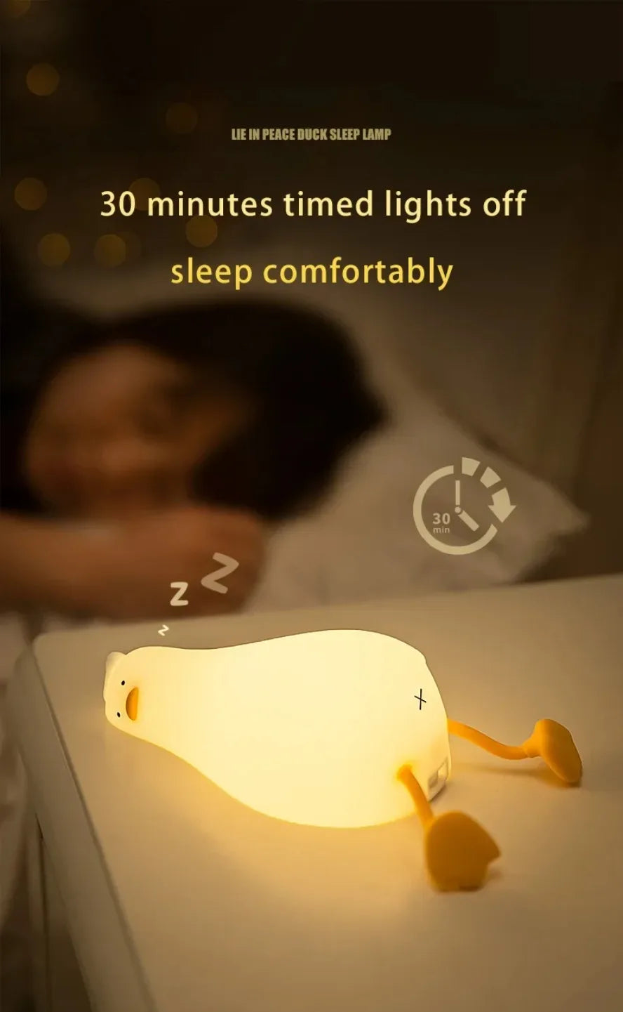 Silicone Squishy Duck Lamp