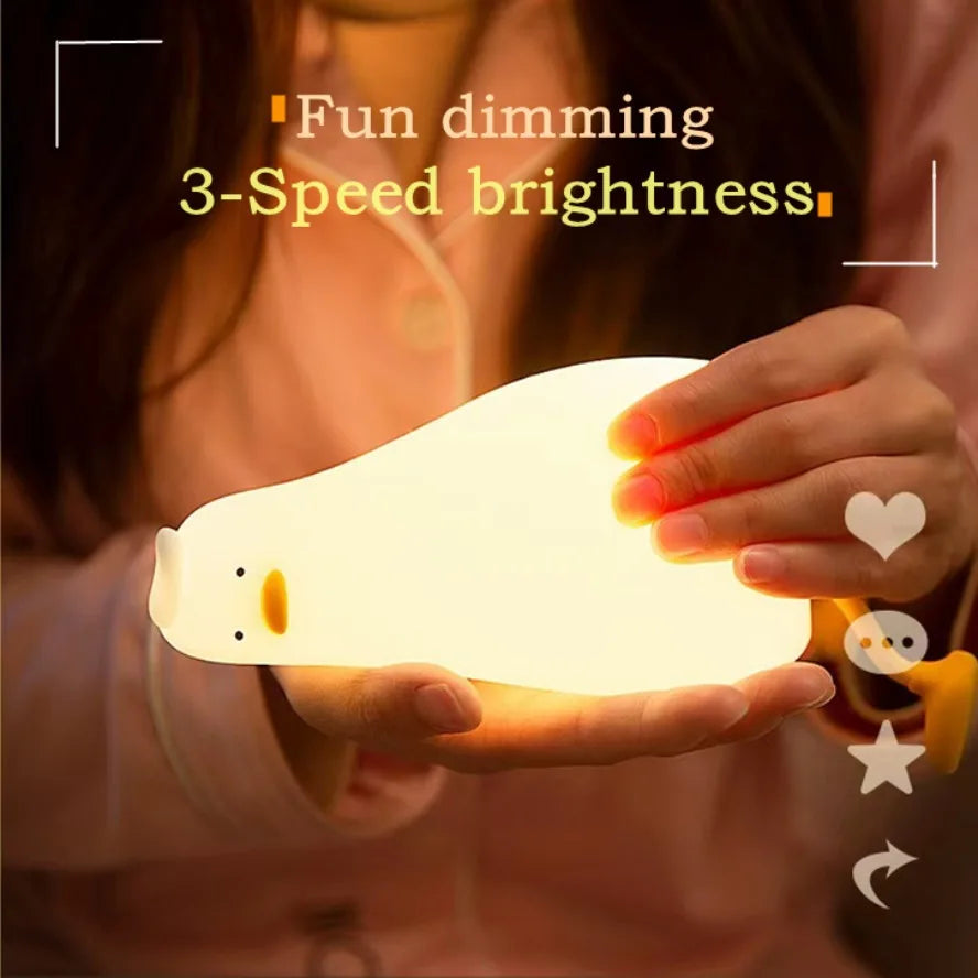Silicone Squishy Duck Lamp