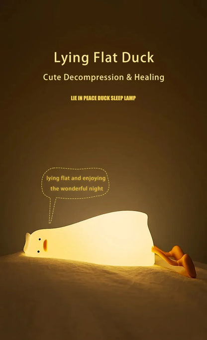 Silicone Squishy Duck Lamp
