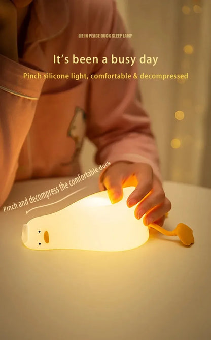 Silicone Squishy Duck Lamp
