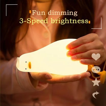 Silicone Squishy Duck Lamp